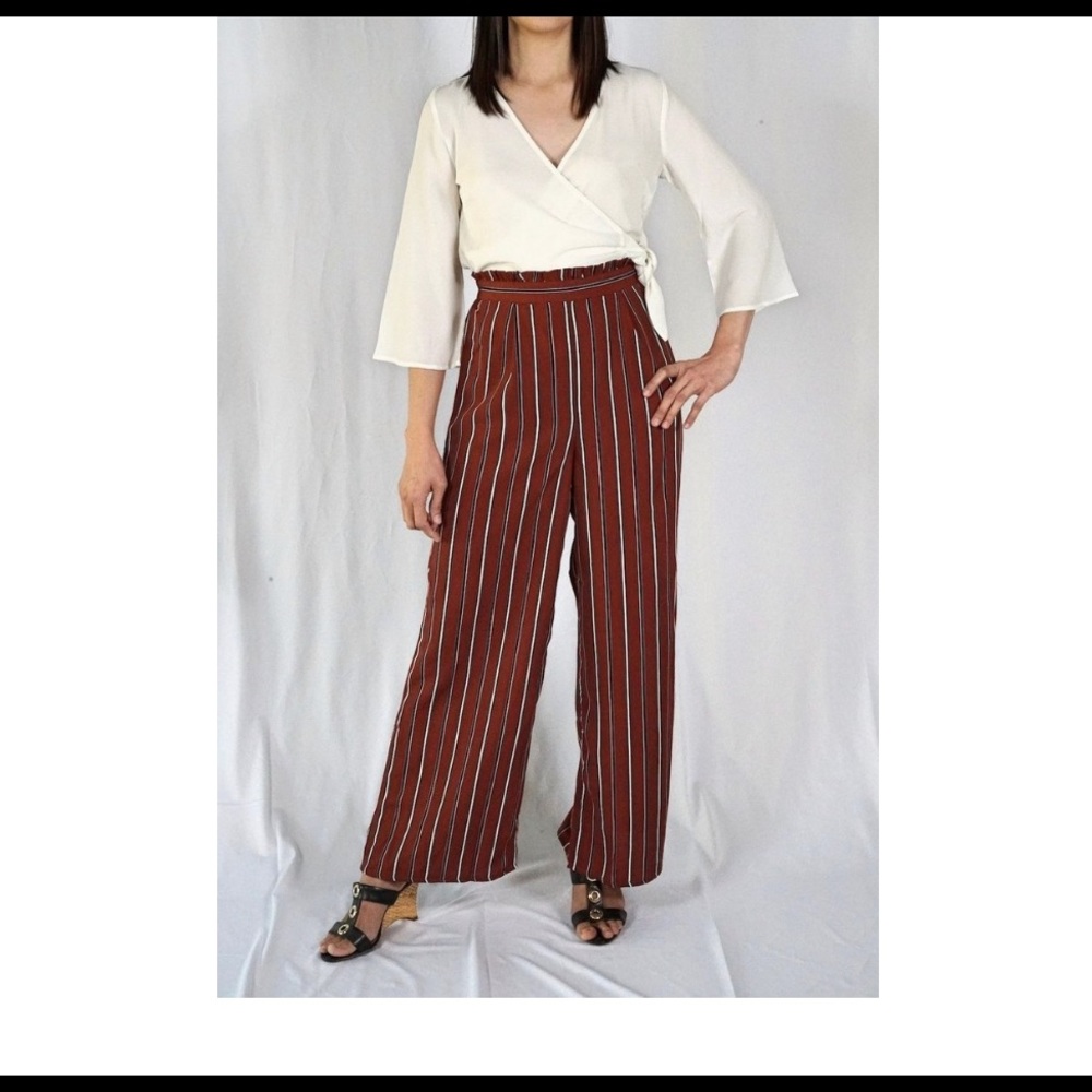 Stipe Wide Leg Jumpsuit BRAND NEW!